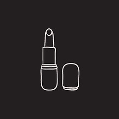 Image showing Lipstick sketch icon.