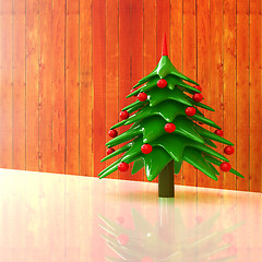 Image showing Christmas background. 3d illustration