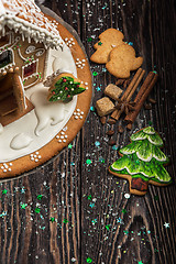 Image showing Gingerbreads for new years and christmas