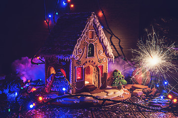 Image showing Gingerbreads for new years and christmas