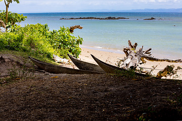 Image showing Beautiful dream paradise beach, Madagascar