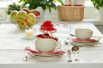 Image showing Home table setting