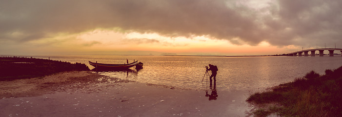 Image showing Photographer in action