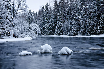 Image showing River in winter