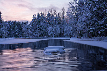 Image showing River in winter