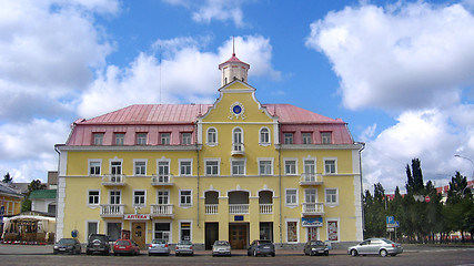 Image showing beautiful building on the central area in Chernihiv town