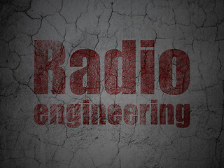 Image showing Science concept: Radio Engineering on grunge wall background