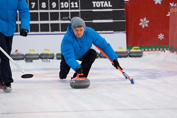 Image showing Curling player Kirill Savenkov