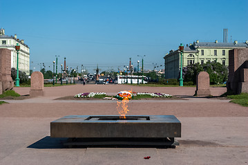 Image showing Eternal flame.