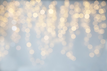 Image showing blurred christmas holidays lights bokeh