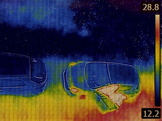 Image showing Parking Infrared Image