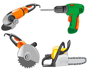 Image showing Tools electric for work on house