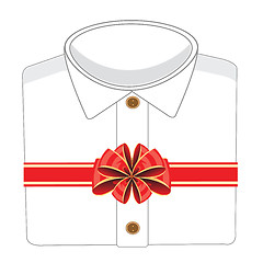 Image showing Blanching shirt in gift