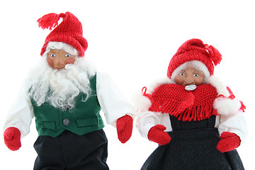 Image showing Santa Claus Dolls