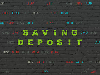 Image showing Banking concept: Saving Deposit on wall background