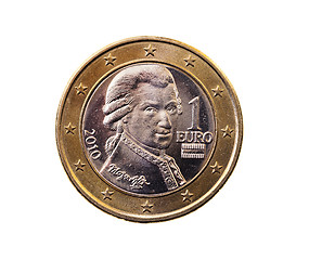 Image showing coin worth one euro