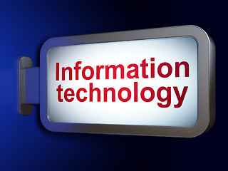 Image showing Data concept: Information Technology on billboard background