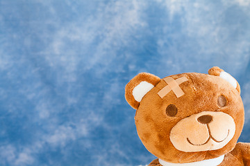 Image showing Injured Teddy Bear