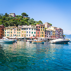 Image showing Portofino, Italy - Summer 2016 - view from the sea