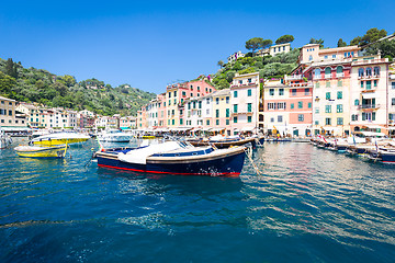 Image showing Portofino, Italy - Summer 2016 - view from the sea