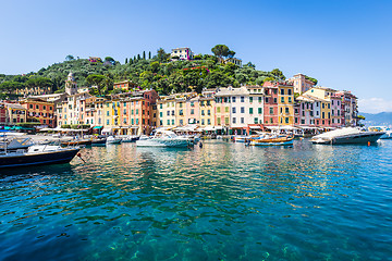 Image showing Portofino, Italy - Summer 2016 - view from the sea