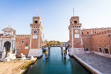 Image showing Venice Arsenale entrance