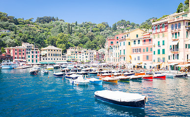 Image showing Portofino, Italy - Summer 2016 - view from the sea