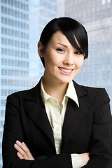 Image showing Beautiful businesswoman