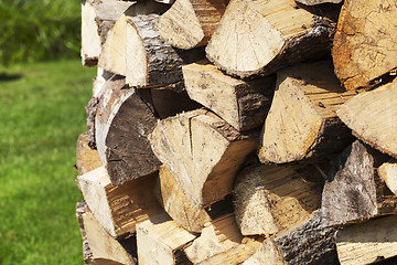 Image showing logs for the stove