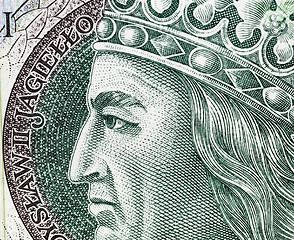 Image showing Polish Zloty closeup