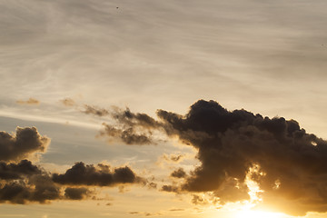 Image showing the sky during sunset