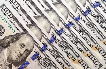 Image showing American dollars, close-up