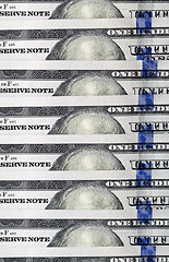 Image showing American dollars, close-up