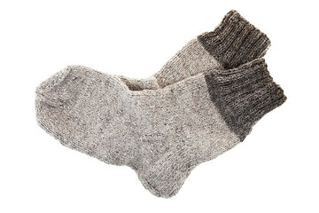 Image showing wool socks, isolated