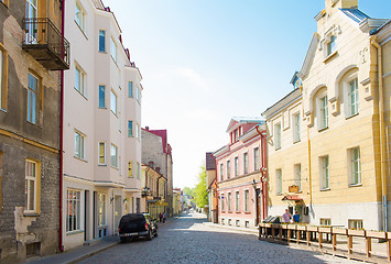 Image showing european old city street