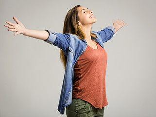 Image showing Happy woman