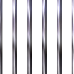 Image showing Shinning Jail Bars