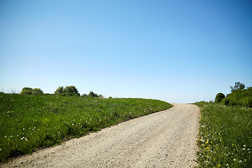 Image showing country road at summer