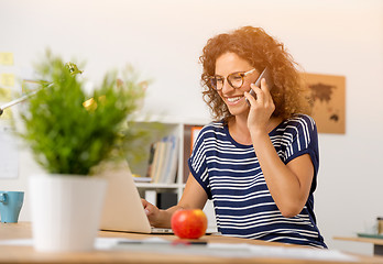 Image showing Making a phone call 