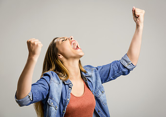 Image showing Happy woman