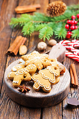 Image showing christmas cookies