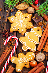 Image showing christmas cookies