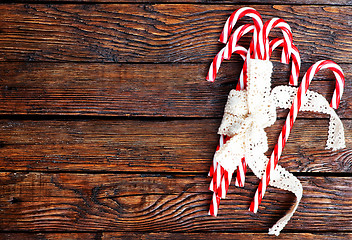 Image showing candycanes