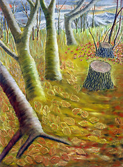 Image showing Autumn Trees