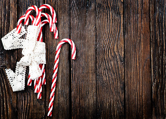 Image showing candycanes