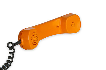 Image showing Retro telephone receiver