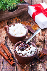 Image showing chocolate with marshmallow