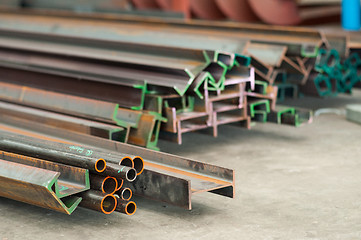 Image showing Steel profiles