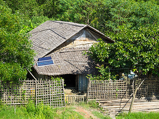 Image showing Traditional Burmese house