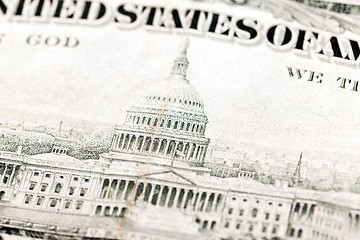 Image showing American dollars, close-up